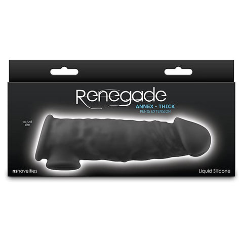 Renegade Annex Thick Silicone Penis Sleeve by NS Novelties