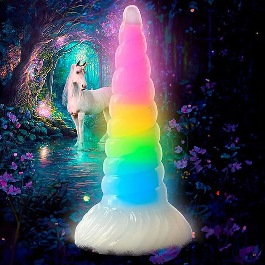 Creature Cocks Uni-Glow Unicorn Fantasy Dildo by XR Brands