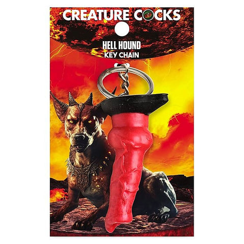 Hell-Hound Fantasy Dildo Keyring by XR Brands
