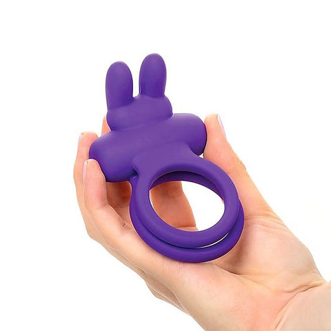 ROCKIN RABBIT Vibrating Cock & Balls Cock Ring by Adam & Eve