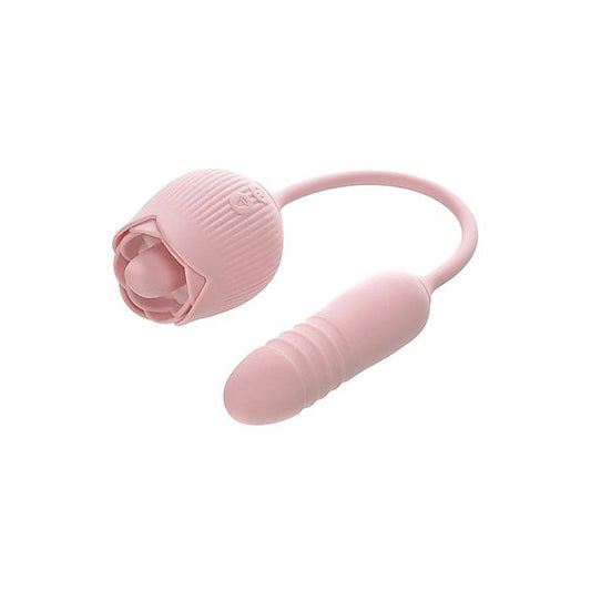 THRUST & TICKLE Rose Clitoral Vibrator by Adam & Eve