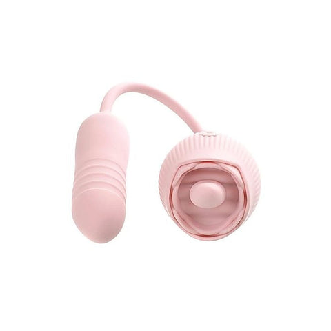 THRUST & TICKLE Rose Clitoral Vibrator by Adam & Eve