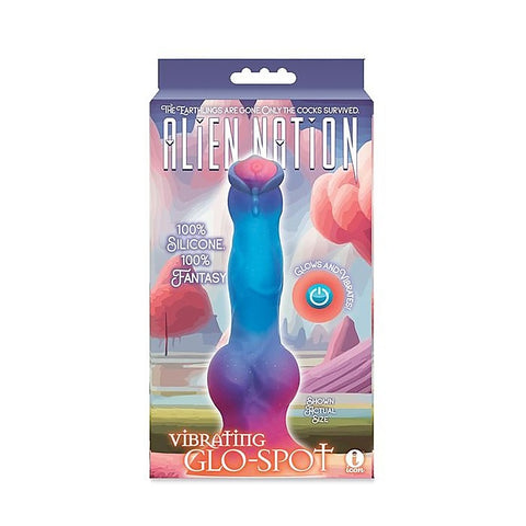 Alien Nation Glo Spot Vibrating Fantasy Dong by Icon Brands