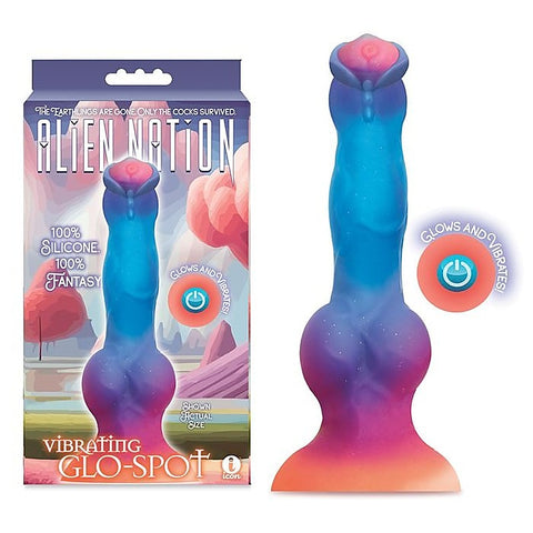 Alien Nation Glo Spot Vibrating Fantasy Dong by Icon Brands