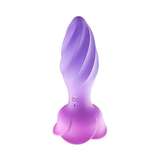 Rotating & Vibrating Rose Anal Plug by Adam & Eve