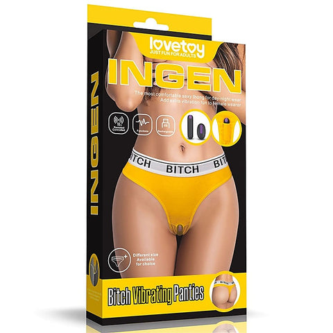 Ingen Bitch Rechargeable Vibrating Panties by Lovetoy