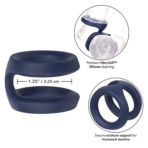 Viceroy Dual Stretchy Cock Ring by California Exotics