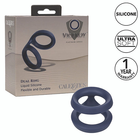 Viceroy Dual Stretchy Cock Ring by California Exotics