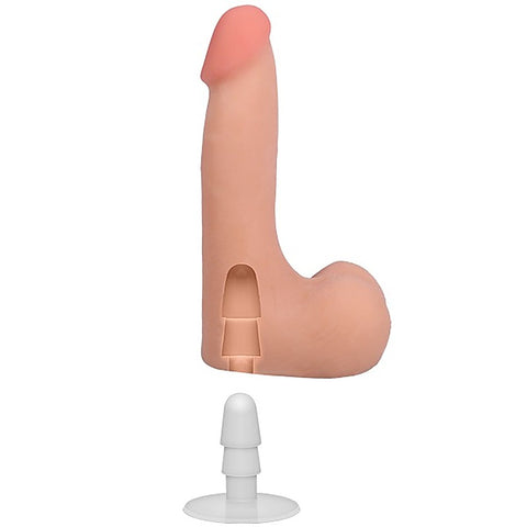 Vac-U-Lock Suction Cup 7 Inch Realistic Cock With Balls