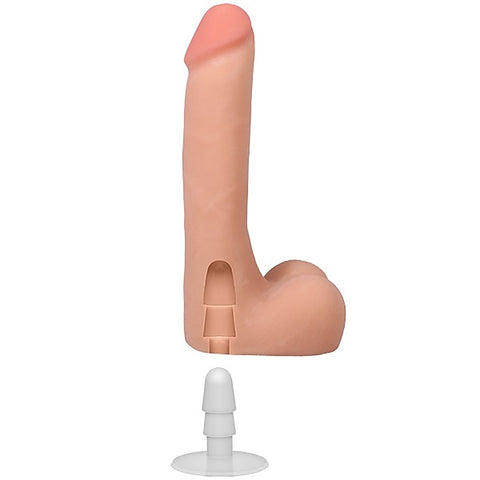 Vac-U-Lock Suction Cup 9 Inch Realistic Cock With Balls