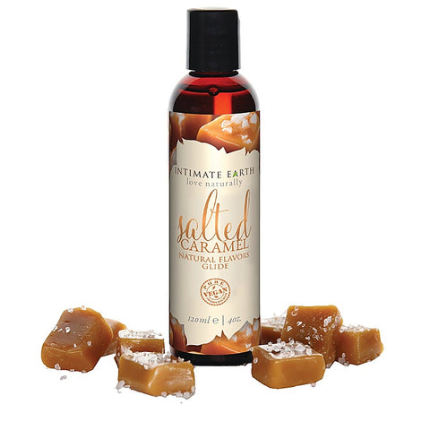 Salted Caramel Natural Flavors Glide by Intimate Earth