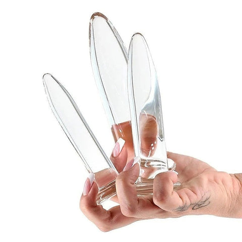 Crystal 3 Piece Anal Trainer Kit by NS Novelties