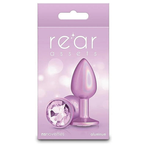 Rear Assets Iridescent Pink Butt Plug by NS Novelties