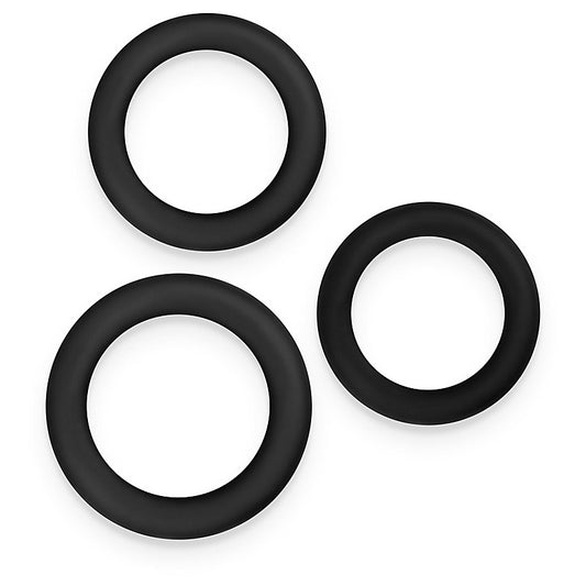Renegade 3 Piece Slim Stretchy Cock Rings by NS Novelties