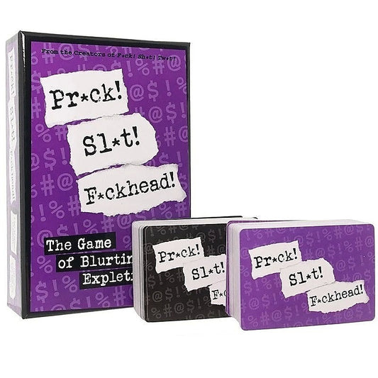 Pr*ck Sl*t F*ckhead Card Game by Kheper Games