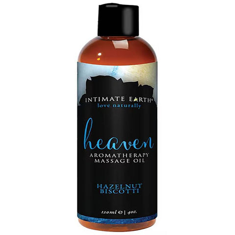 Heaven Hazelnut Biscotti Massage Oil by Intimate Earth