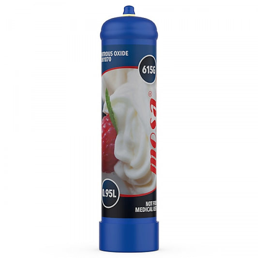 Mosa 0.95 Litre 615g N2O Cylinder by Best Whip