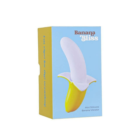 Banana Bliss 13 cm Silicone Vibrator by BMS Factory