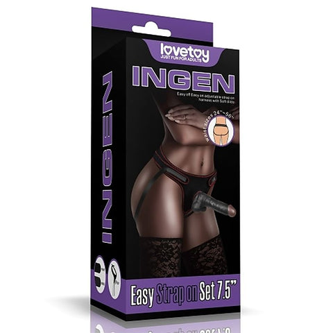 7.5 Inches Easy Strap On Dildo Set by Lovetoy