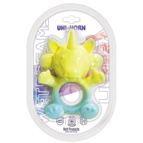Wet Dreams Ultra 20 Mode UniHorn Cock Ring by Hott Products