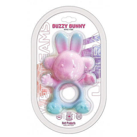 Ultra Buzzy Bunny Men's Cock Ring by Hott Products