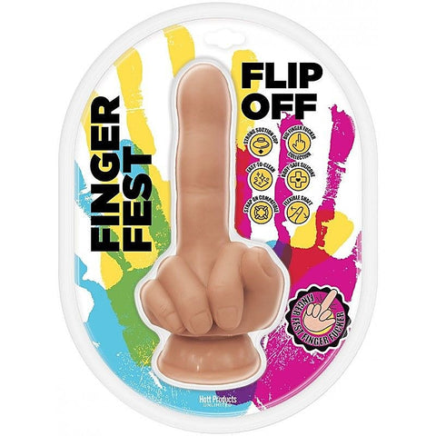 Finger Fest Flip Off Realistic Dildo by Hott Products