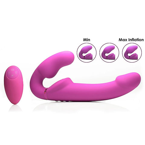 Remote Control Inflatable Strap-On by Strap U
