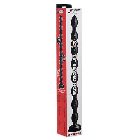 Hosed 19 Inches Beaded Textured Anal Snake Beads