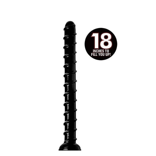 Hosed 18 Inches Swirl Thick Anal Snake by XR Brands