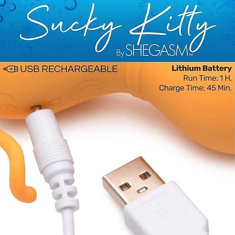 Shegasm Sucky Kitty 7X Clitoral Stimulator by XR Brands