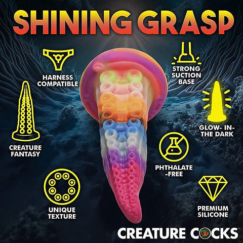 Luminoctopus GITD Tentacle Fantasy Dildo by XR Brands