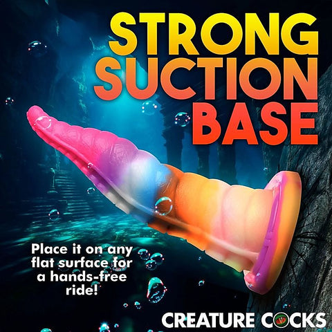 Luminoctopus GITD Tentacle Fantasy Dildo by XR Brands