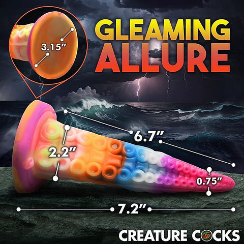 Luminoctopus GITD Tentacle Fantasy Dildo by XR Brands