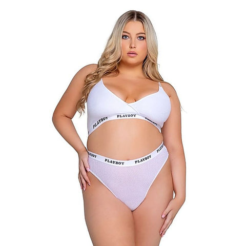 Playboy Lifestyle Bunny 2 Piece Bra and Panty Set