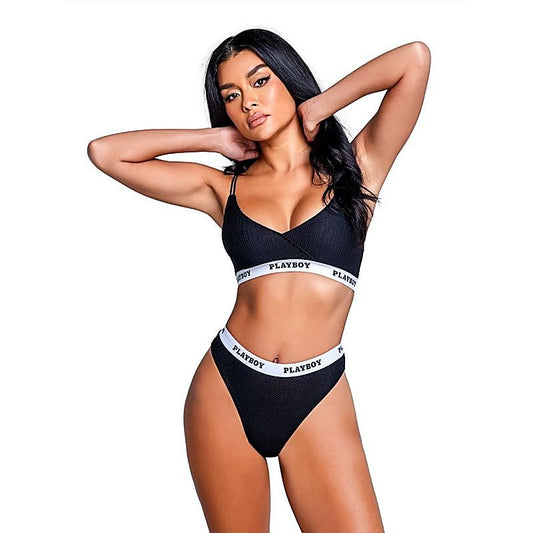 Playboy Lifestyle Bunny 2 Piece Lingerie Set