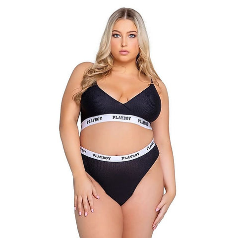 Playboy Lifestyle Bunny 2 Piece Lingerie Set