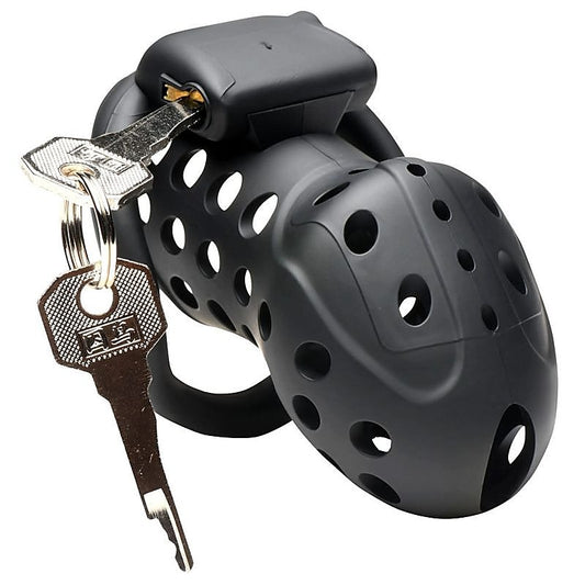 Master Series Lock Down Male Chastity Cage by XR Brands