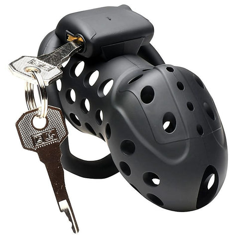 Master Series Lock Down Male Chastity Cage by XR Brands