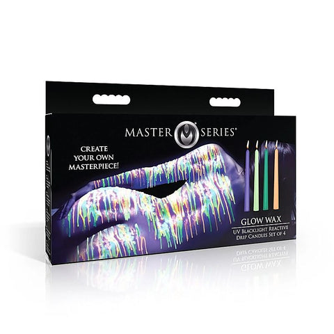 Master Series Glow Wax UV Blacklight Drip Candles