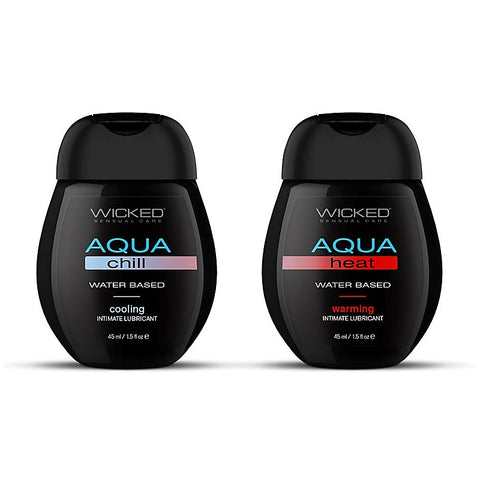 Wicked 2 Pack Water Based Lubricant Sensation Kit
