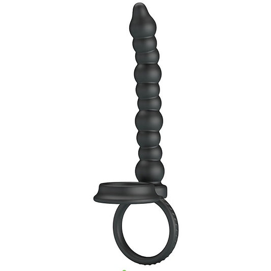 Dillion Anal Beads With Cock Ring by Baile