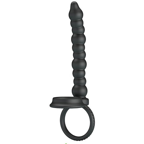 Dillion Anal Beads With Cock Ring by Baile