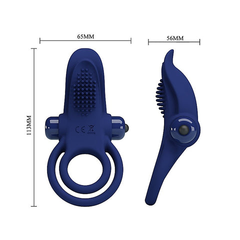 Bronson Silicone Vibrating Cock Ring by Baile