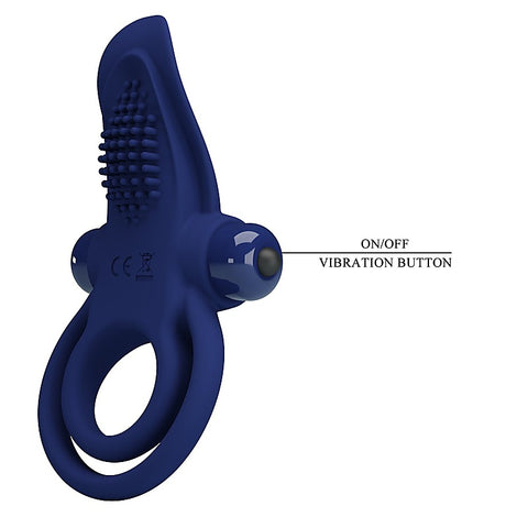 Bronson Silicone Vibrating Cock Ring by Baile