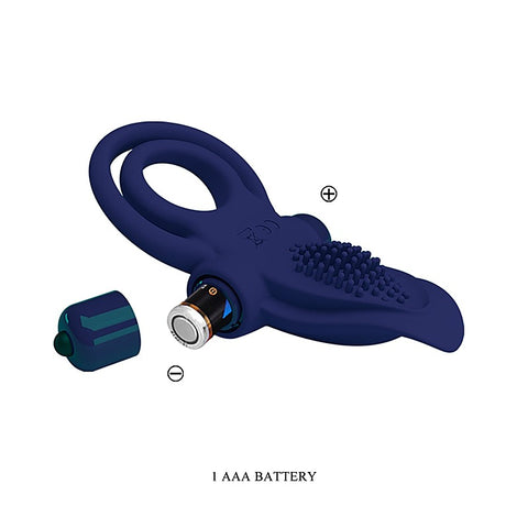 Bronson Silicone Vibrating Cock Ring by Baile