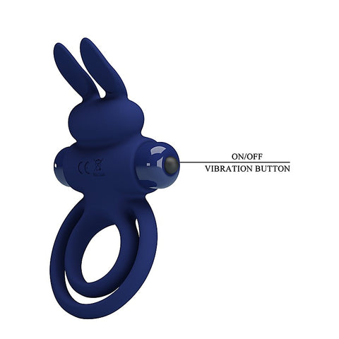 Darey Powerful Vibrating Dick Cock Ring by Baile