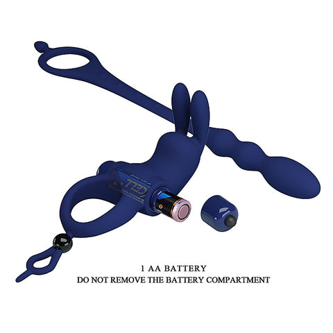Ayad Powerful Cock Ring Plug by Baile