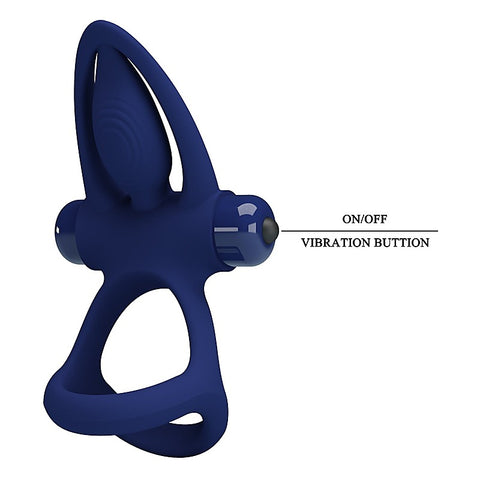 Pretty Love Mat 10 Functions Vibrating Cock Ring by Baile