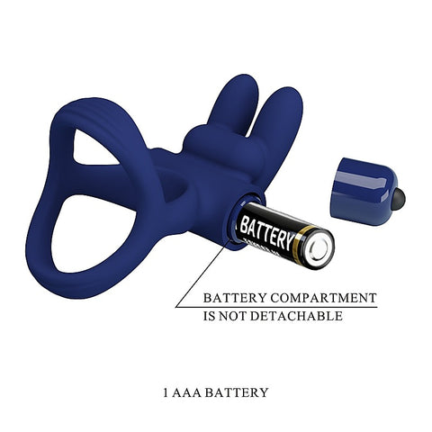 Luchito Powerful Vibrating Dick Cock Ring by Baile