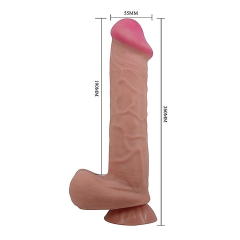 Pretty Love Sliding Skin Series Realistic Dong by Baile